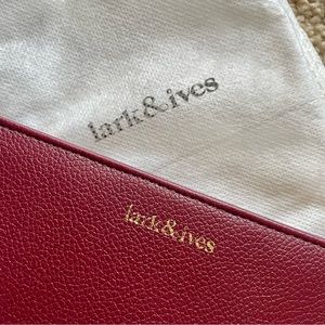 Vegan leather wallet by Lark & Ives